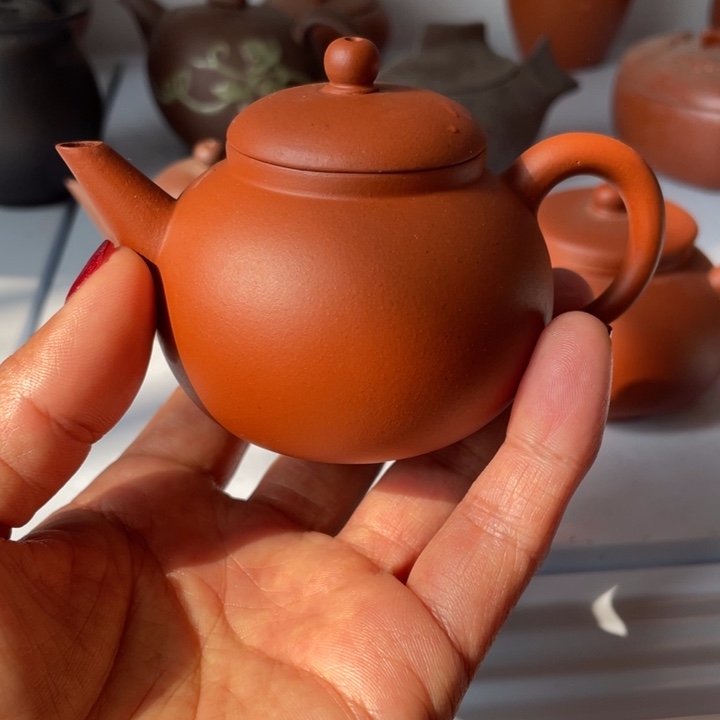 紫砂茶壶砂**茶红泥尔盖