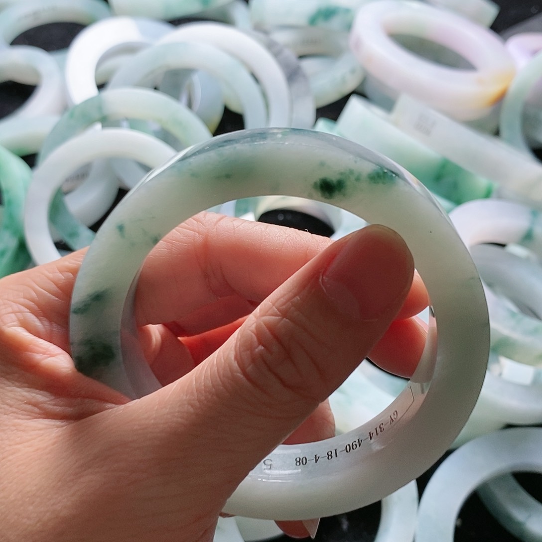 定制翡翠A货未镶嵌高***晏