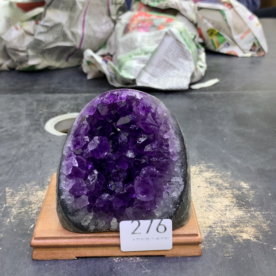 水晶摆件未镶嵌紫晶276