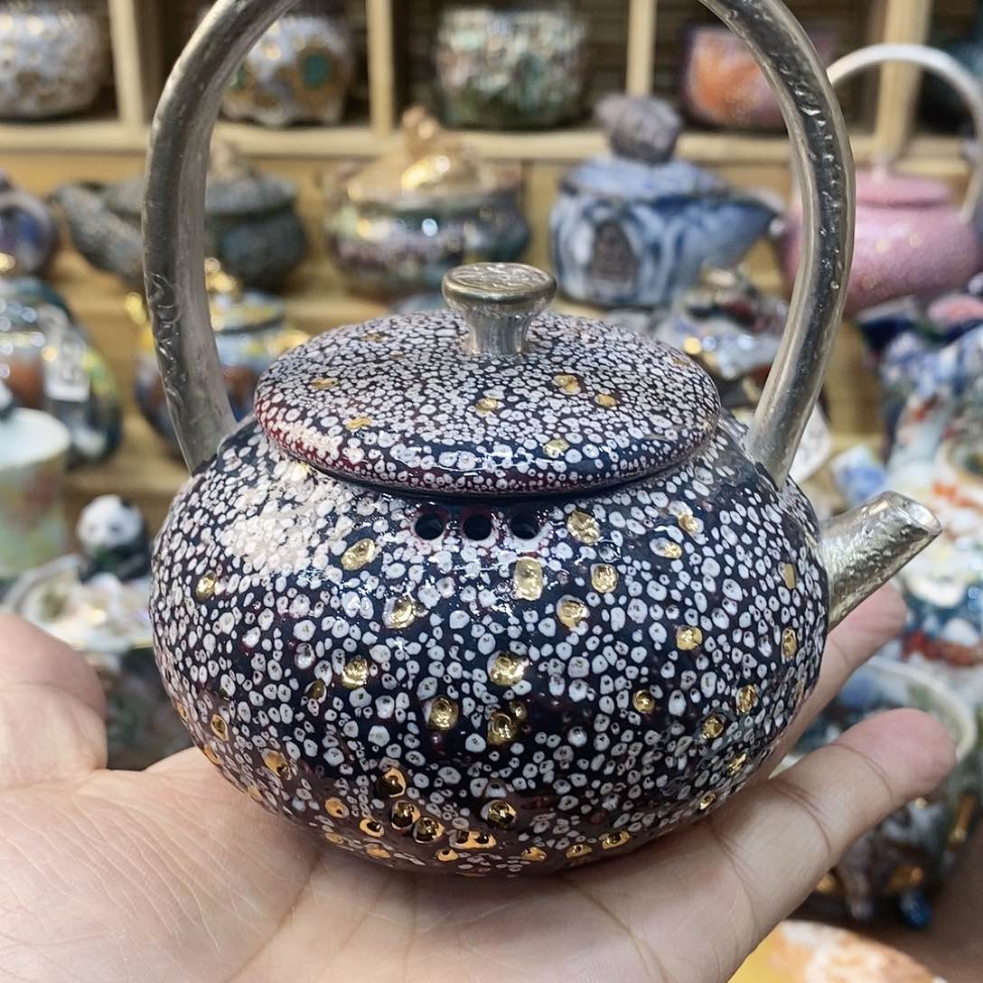 瓷片粗陶志野柴柴茶器