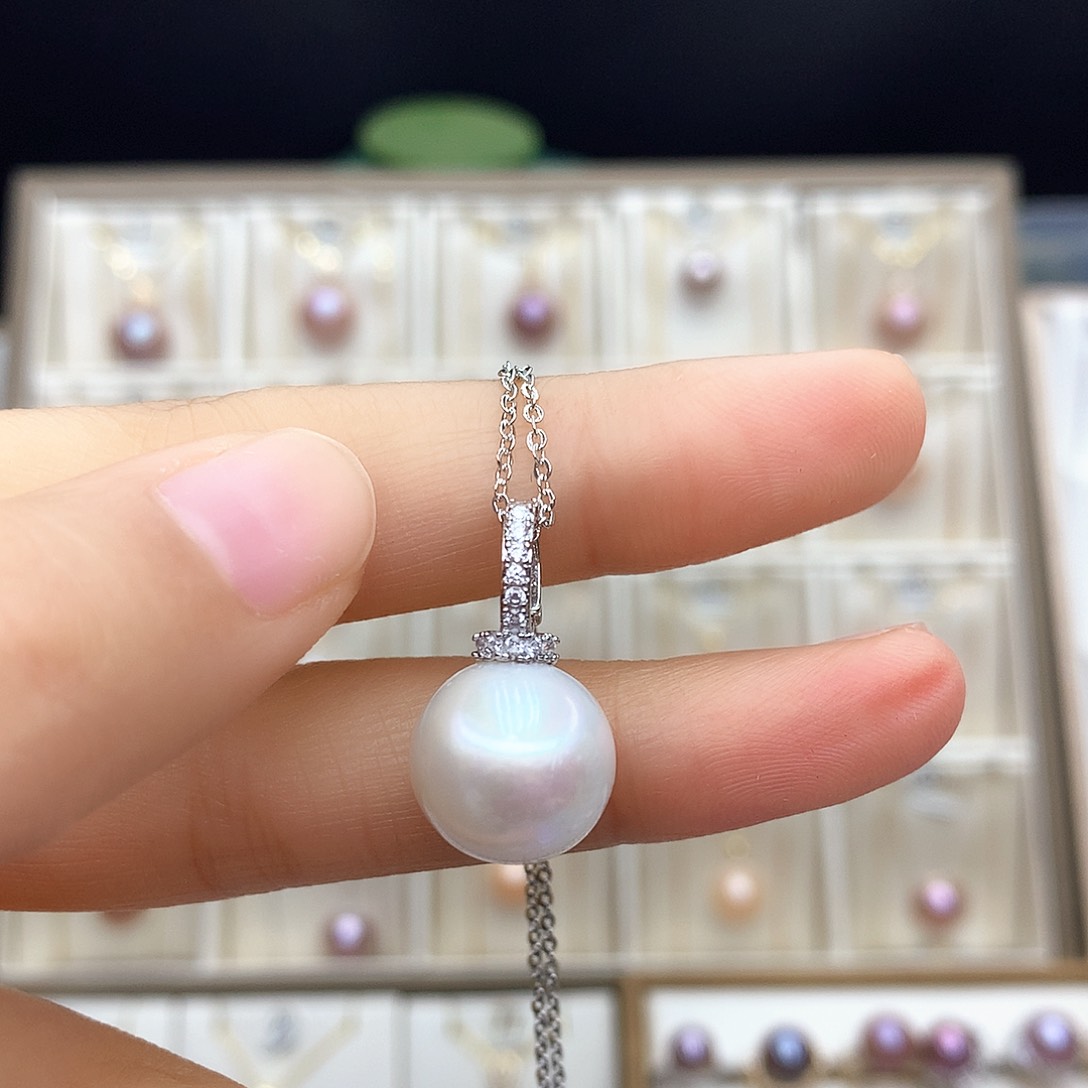 淡水珍珠颈饰合金