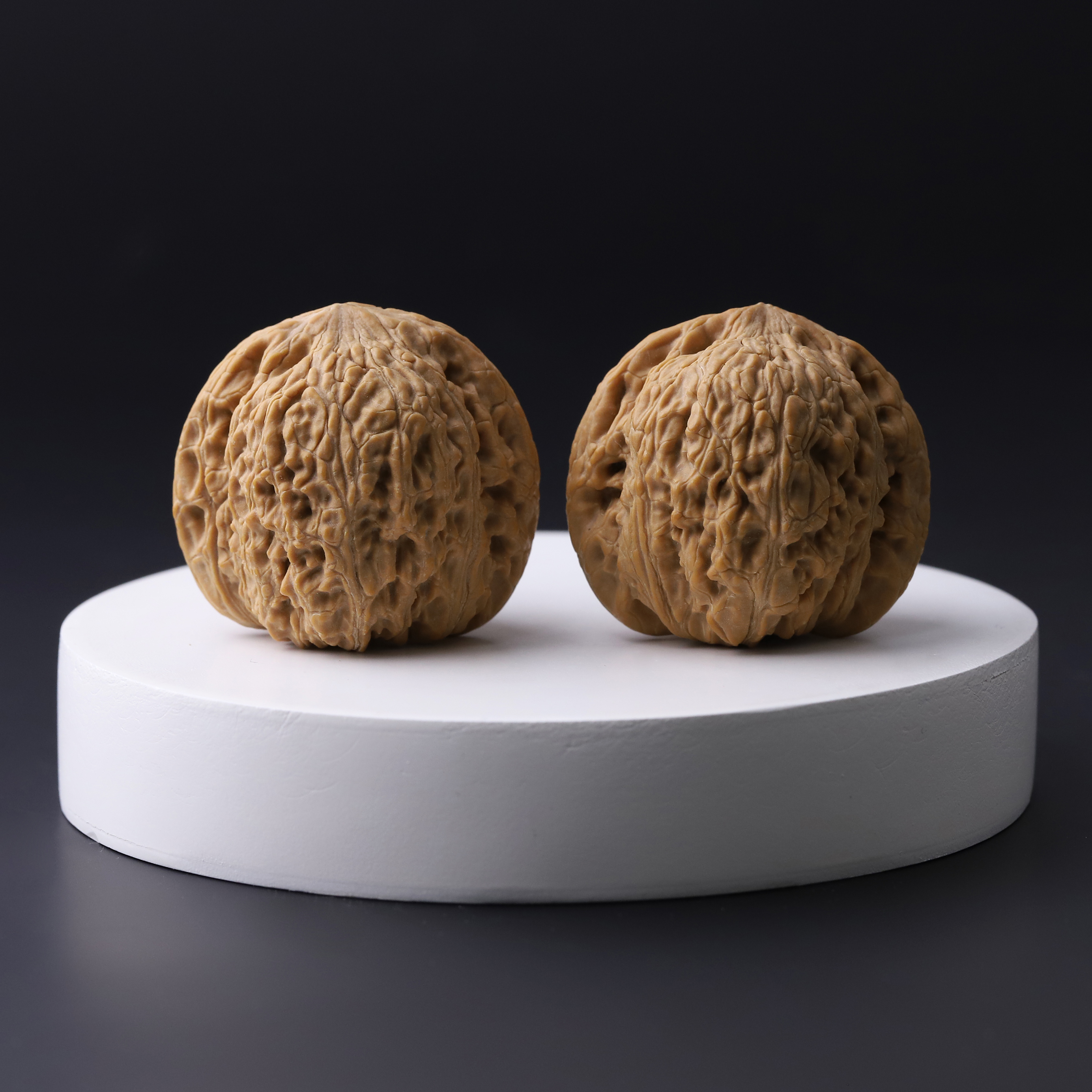 S0102*2【绣球全品】文玩核桃手把