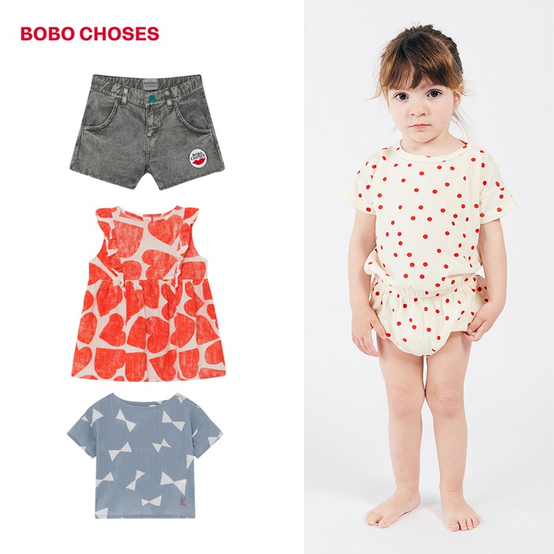 【清仓特卖】BoBo Choses宝宝春夏连衣裙T恤短裤套装