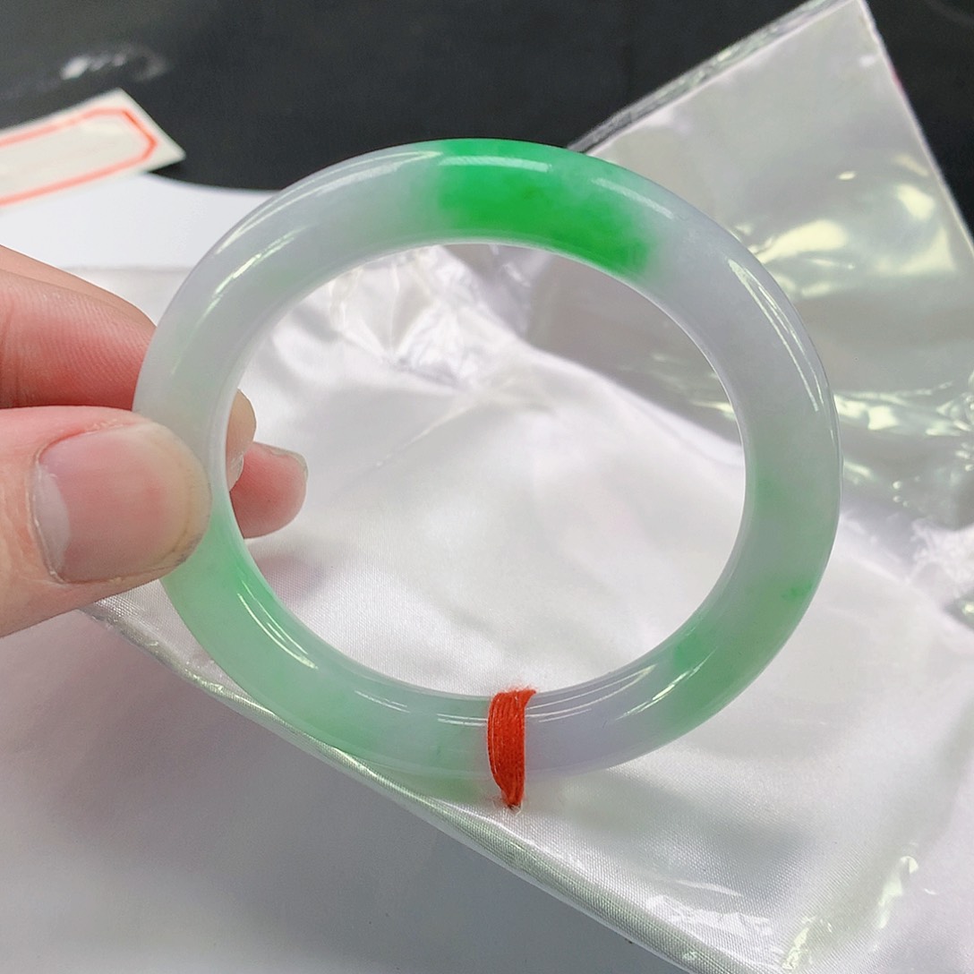 翡翠手镯未镶嵌002缅甸天然翡翠A货