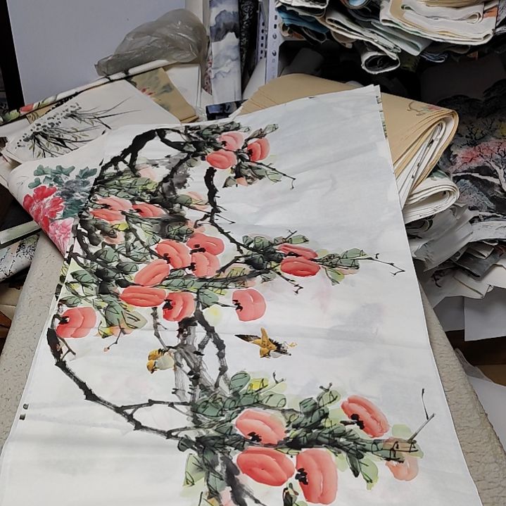 万***通国画落款后台备注