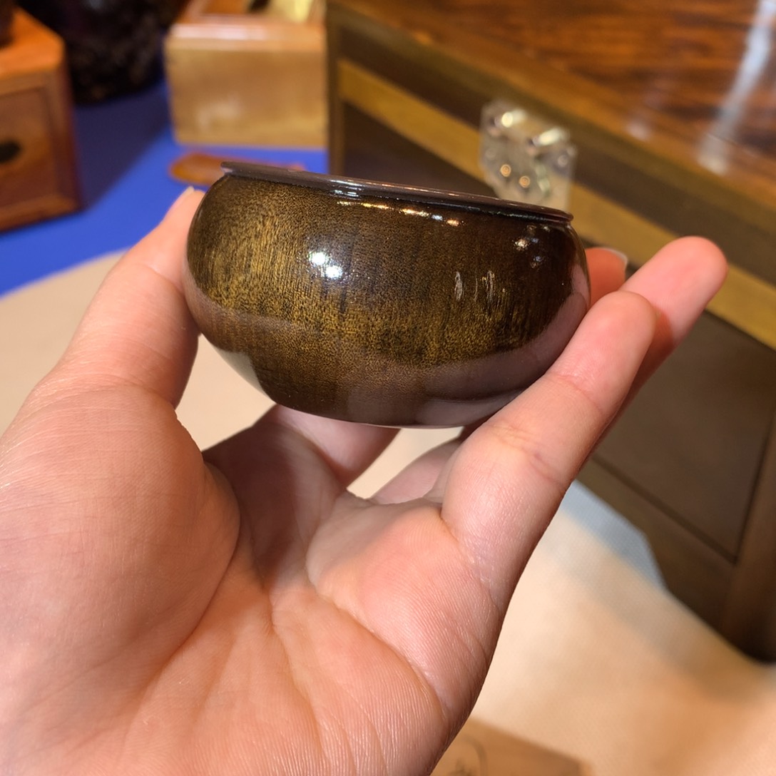 金丝楠阴沉木茶杯