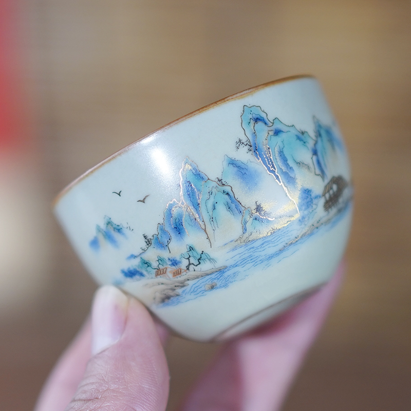 富水长流圆底杯客杯小容量60毫升