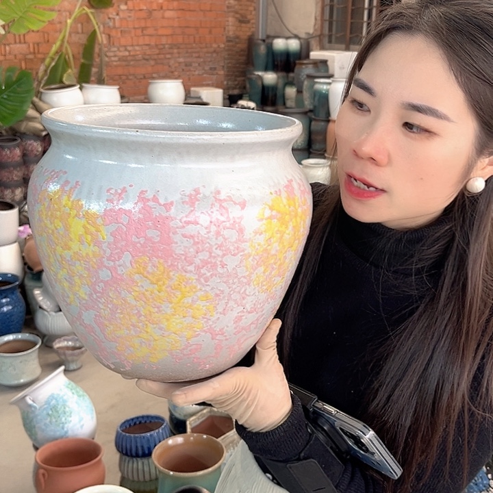 正品口25高24花盆……
