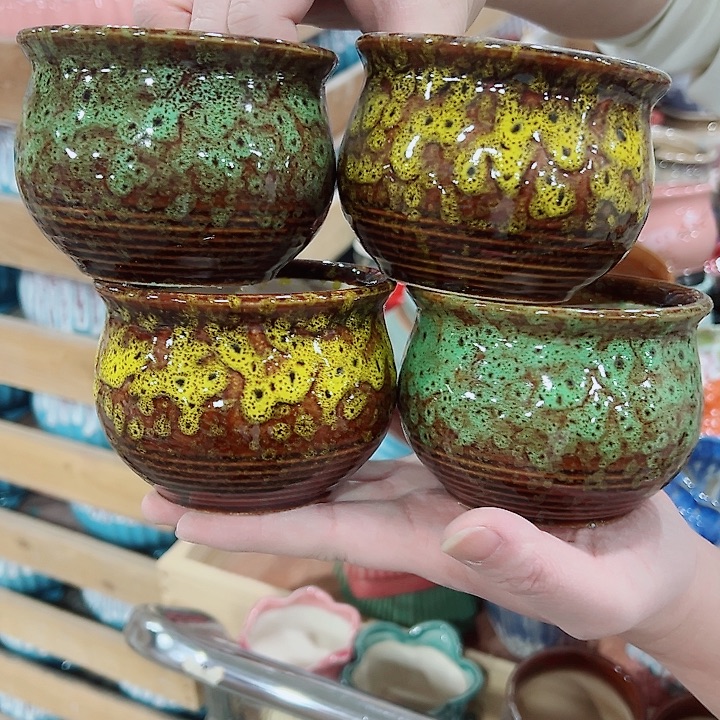 有孔，凑单福利满10元发货陶瓷多肉花盆！