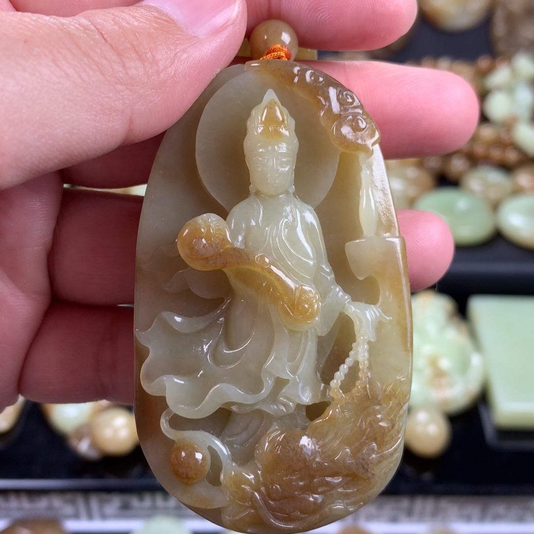 忍***者和田玉未镶嵌颈饰