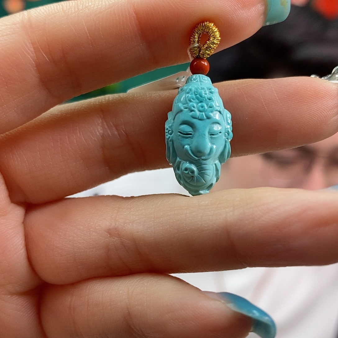 绿松石珠宝奇石未镶嵌