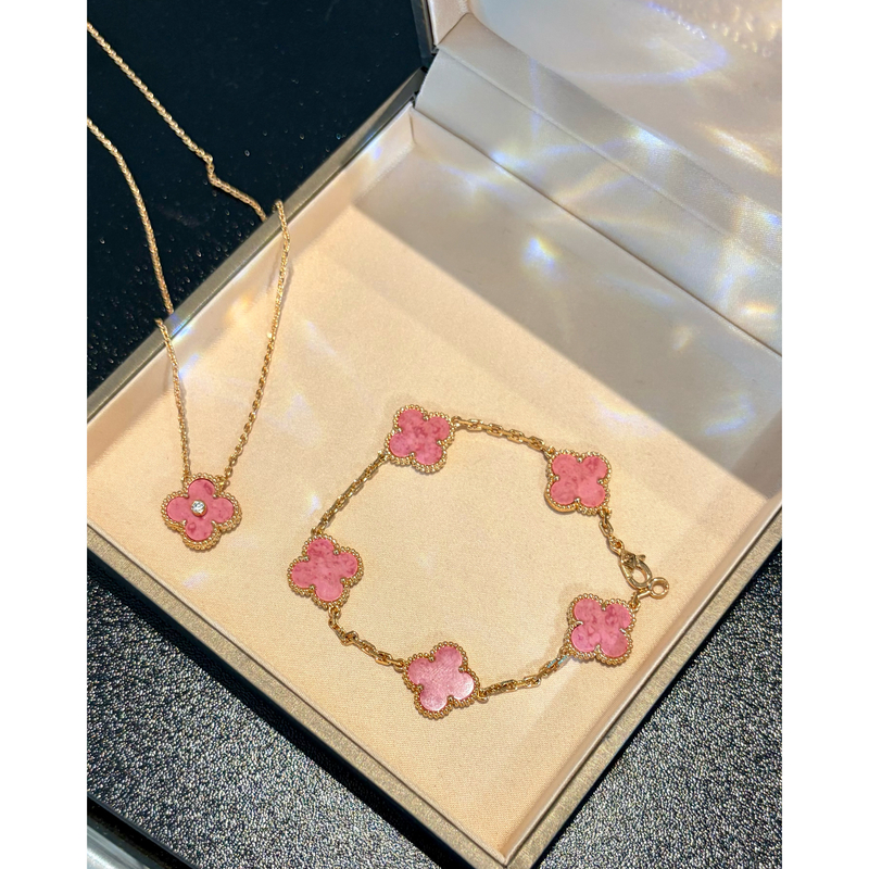 铜合金项链 B1081  21年圣诞限定 双面蔷薇项链