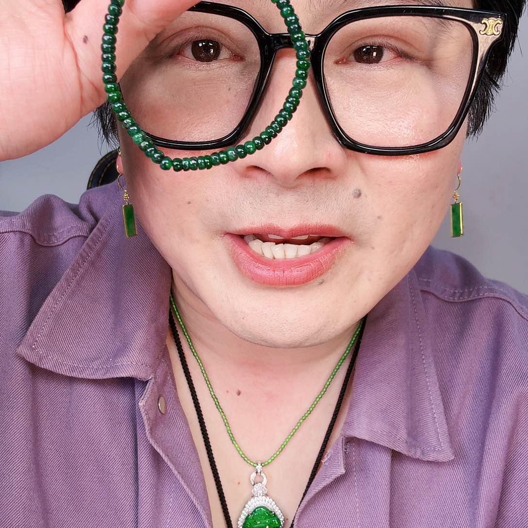 翡翠颈饰未镶嵌一个