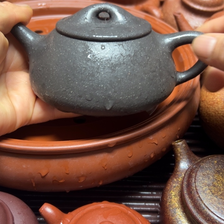 茶壶紫砂宜兴原矿天青泥料