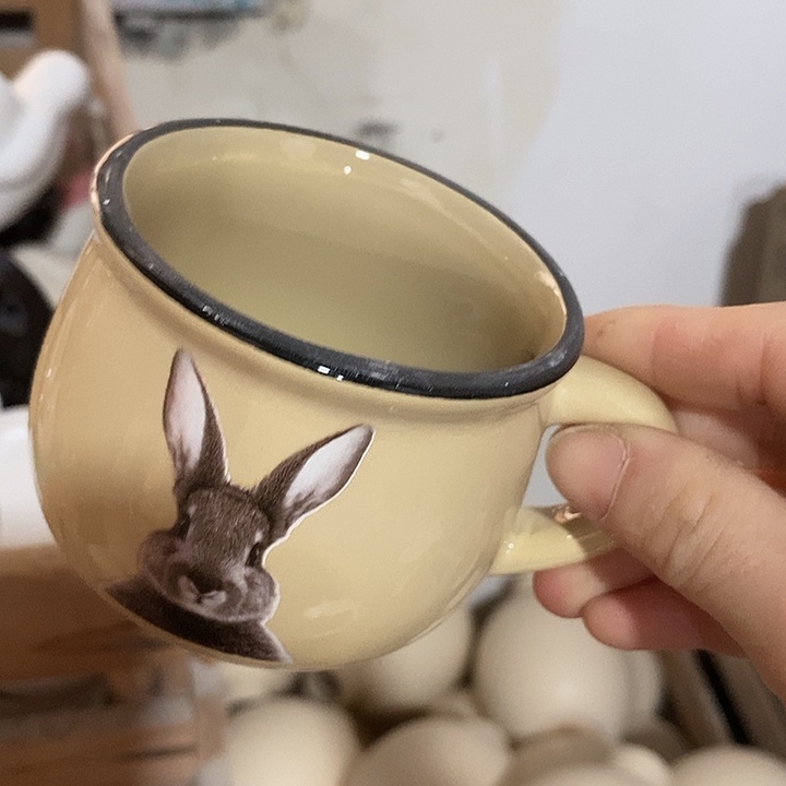 陶摆件陶盆有孔 瑕疵介意勿拍