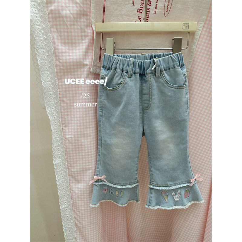 釉兮·25夏~卡通图案牛仔裤263075