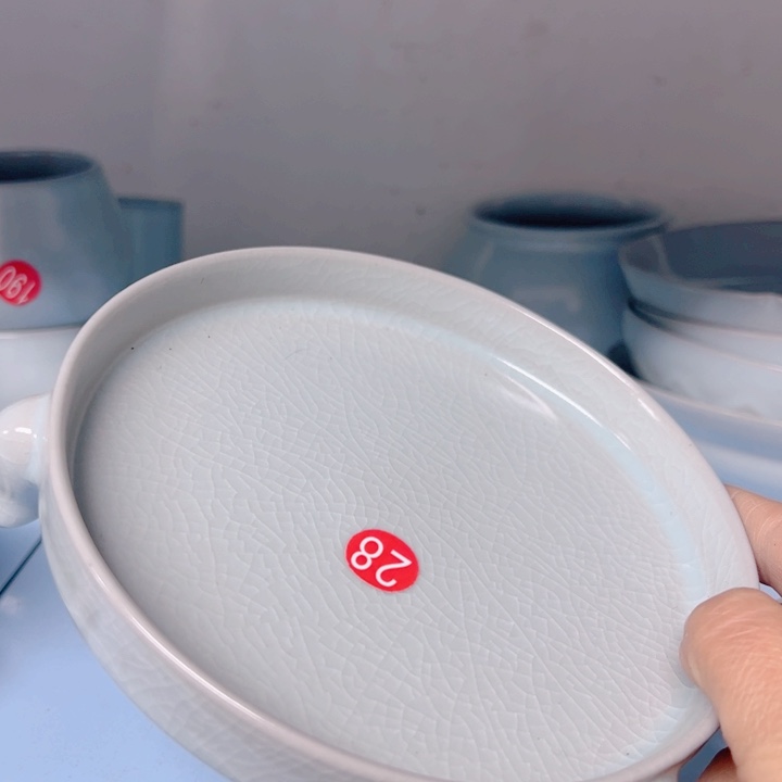 杯汝瓷原产地生产瑕品