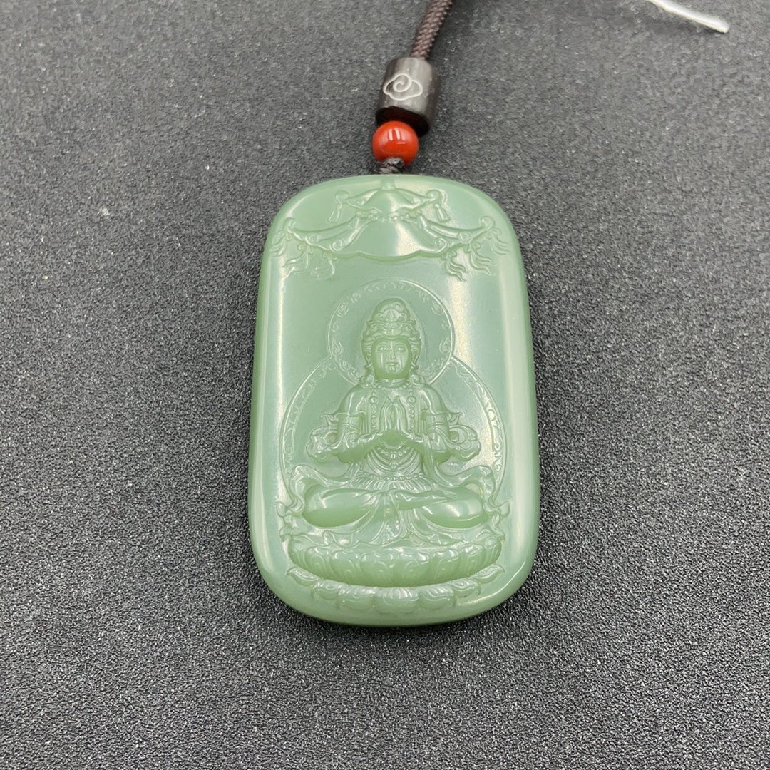 BY0211FHLZ287 和田玉观音牌