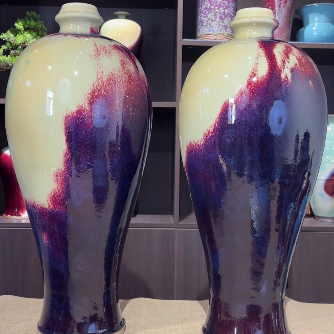 弈***龙陶陶瓷手工工艺梅瓶