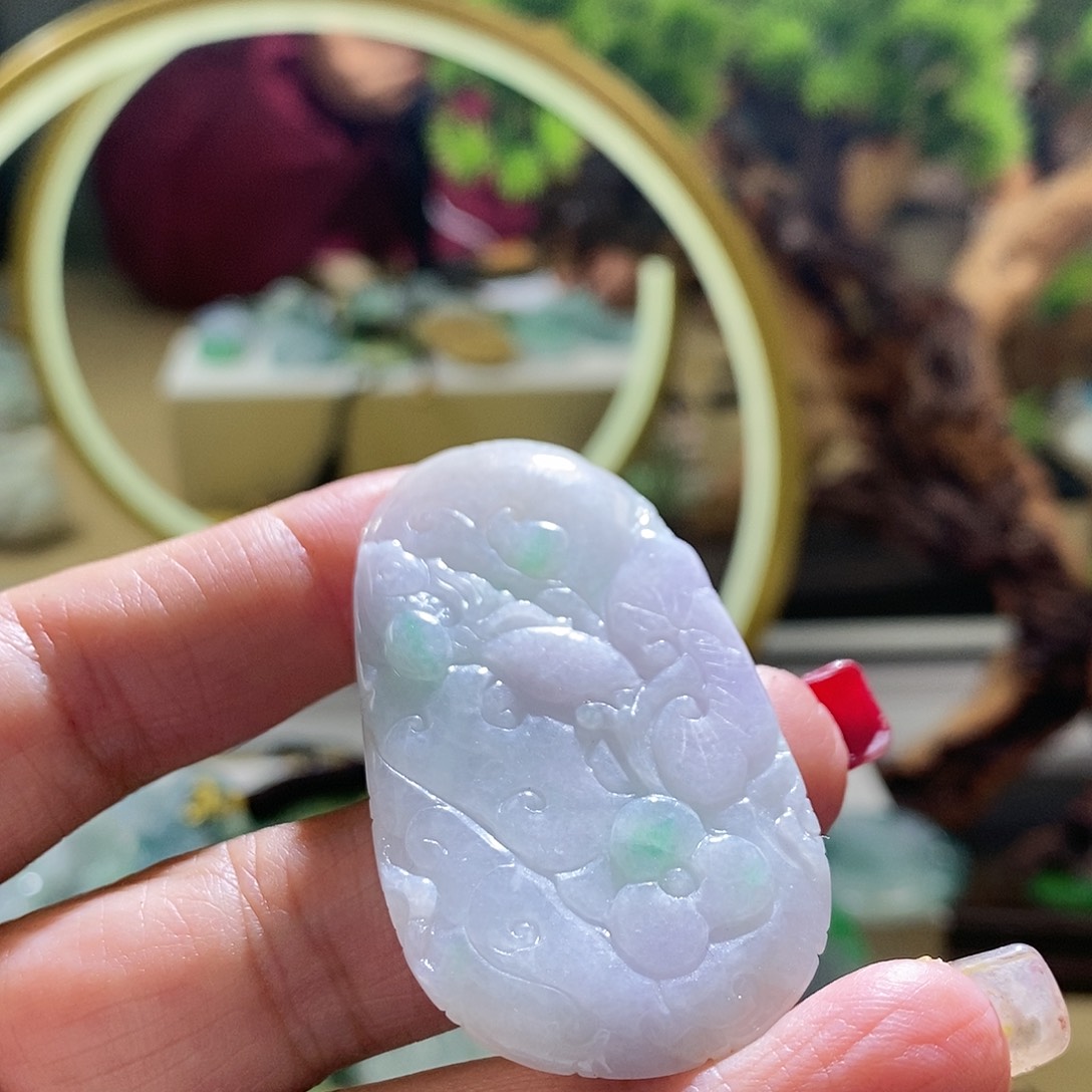 【闪购商品】翡翠颈饰未镶嵌鱼