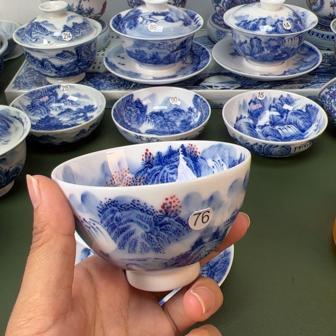木木景德镇纯手工纯手绘茶具76
