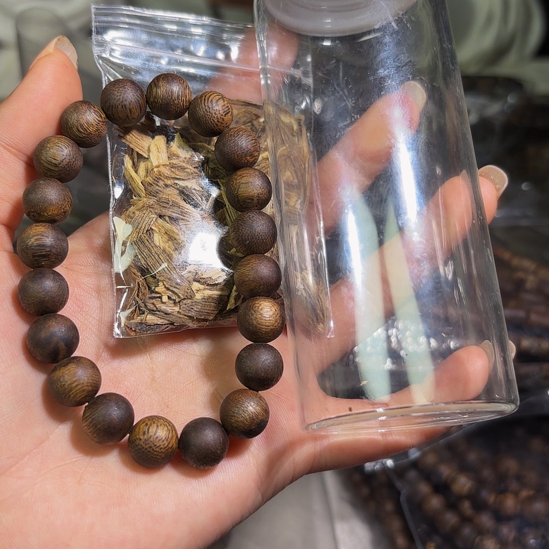 线香奇楠沉香1.0圆珠7克➕碎屑多样性发一