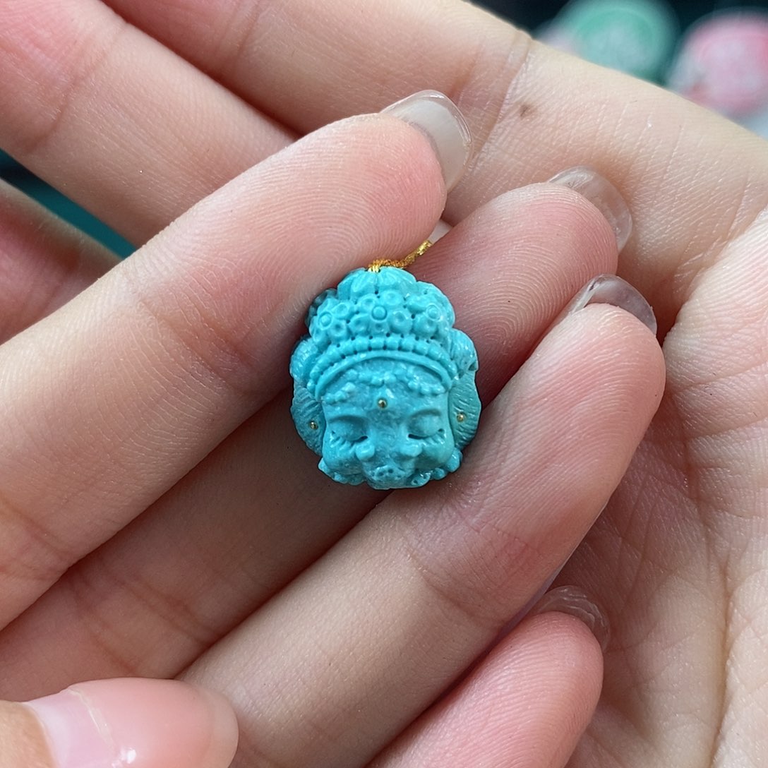 绿松石珠宝奇石未镶嵌