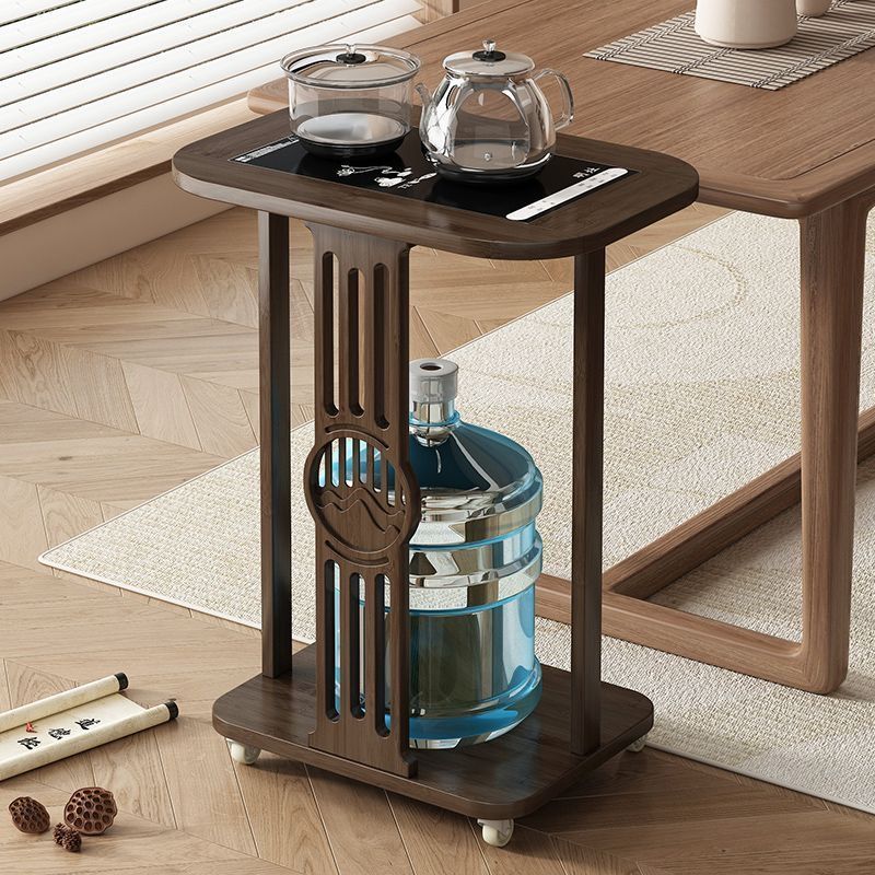 可移动茶水柜烧水壶一体饮水桶置物架茶吧几小茶台沙发茶桌侧边柜