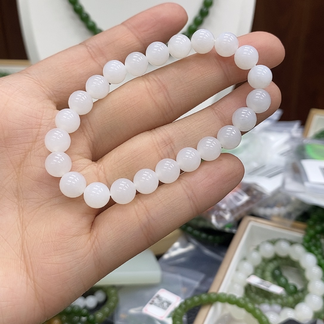 和田玉手链未镶嵌