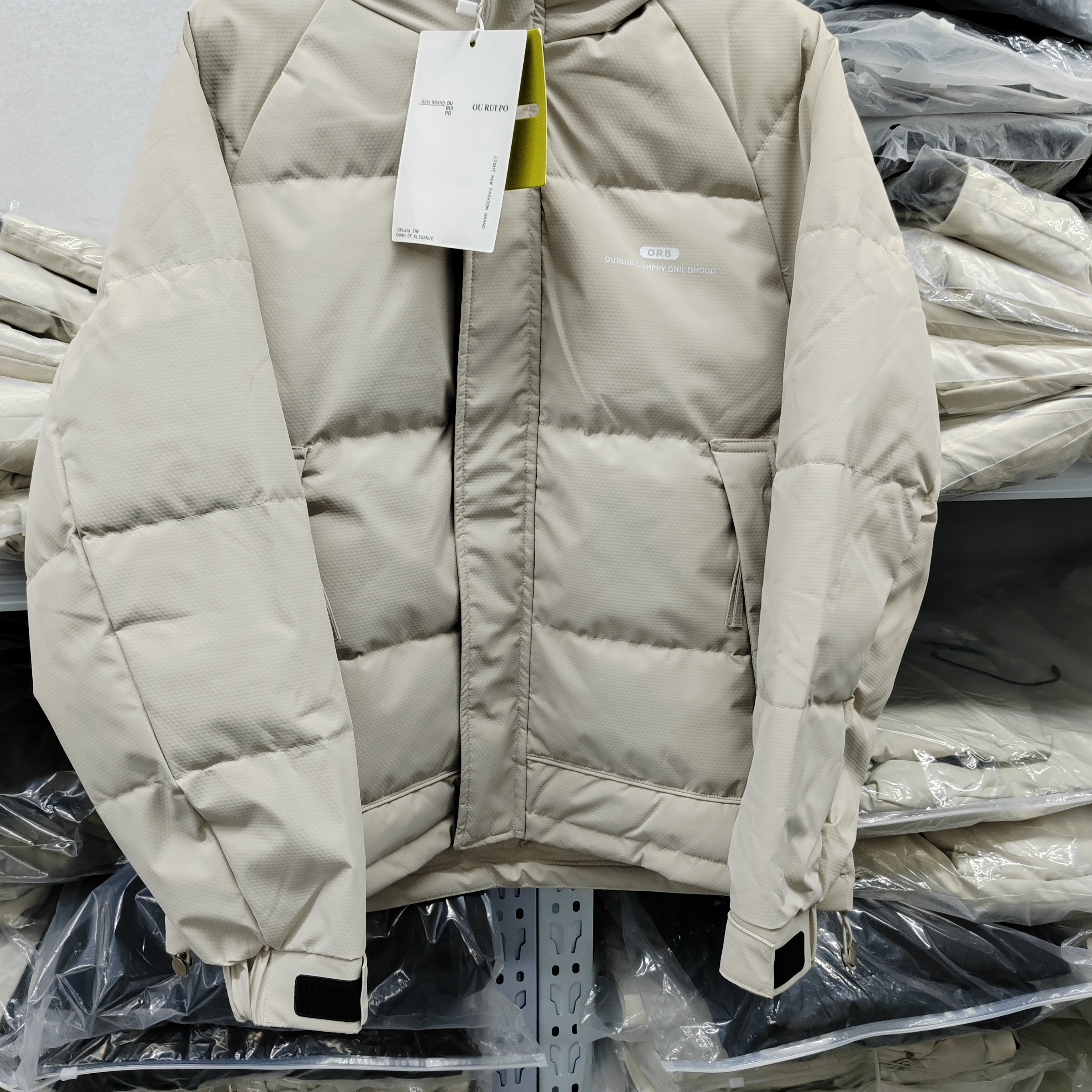 冬季新款男士加厚保暖百搭小立领外套#24632