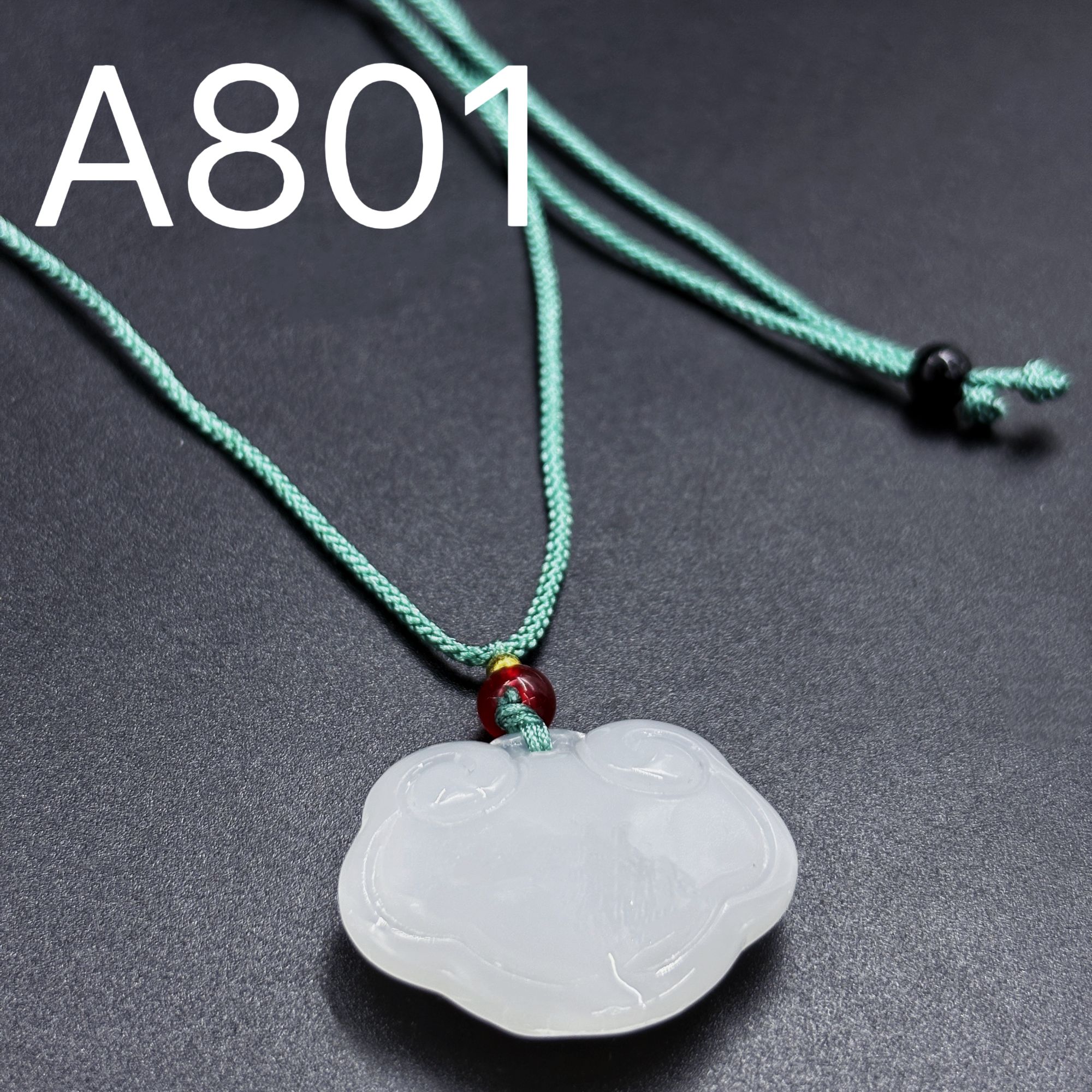  A801项链祥云锁白色手工气质百搭