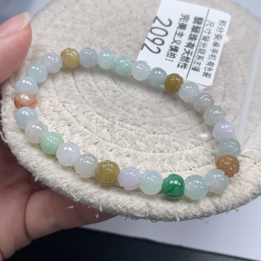 翡翠未镶嵌手链天然A货缅甸翡翠7