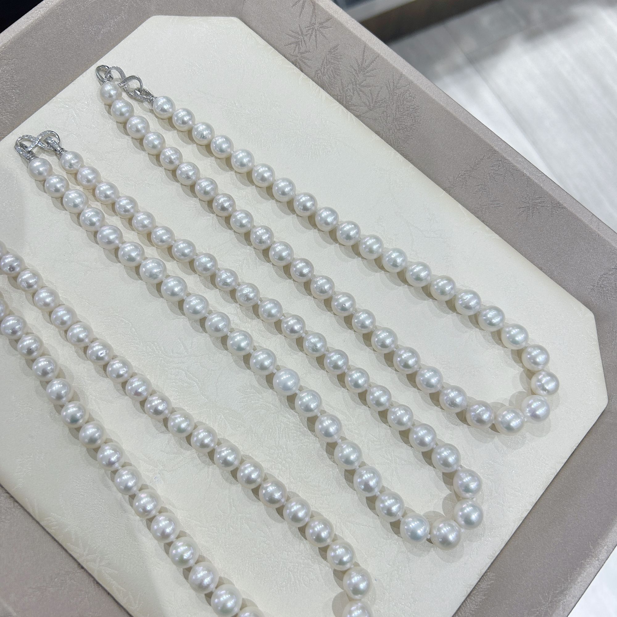 淡水珍珠大龙珠项链 9-12mm S925银 ZQ0067（多样性发一）