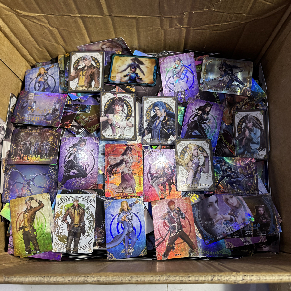 集卡社斗罗大陆收藏卡 一单两斤480张左右！