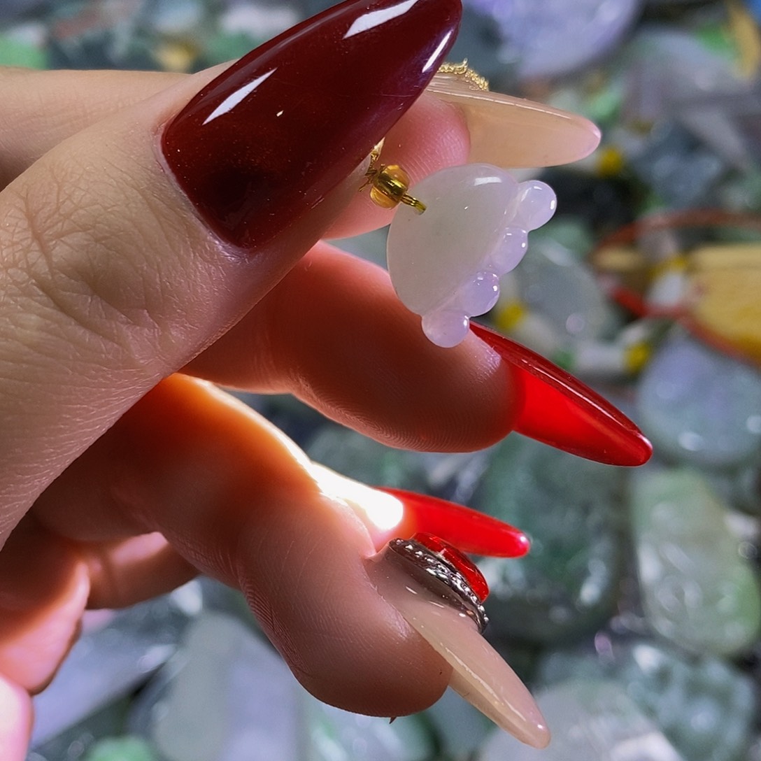 颈饰未镶嵌翡翠天然翡翠