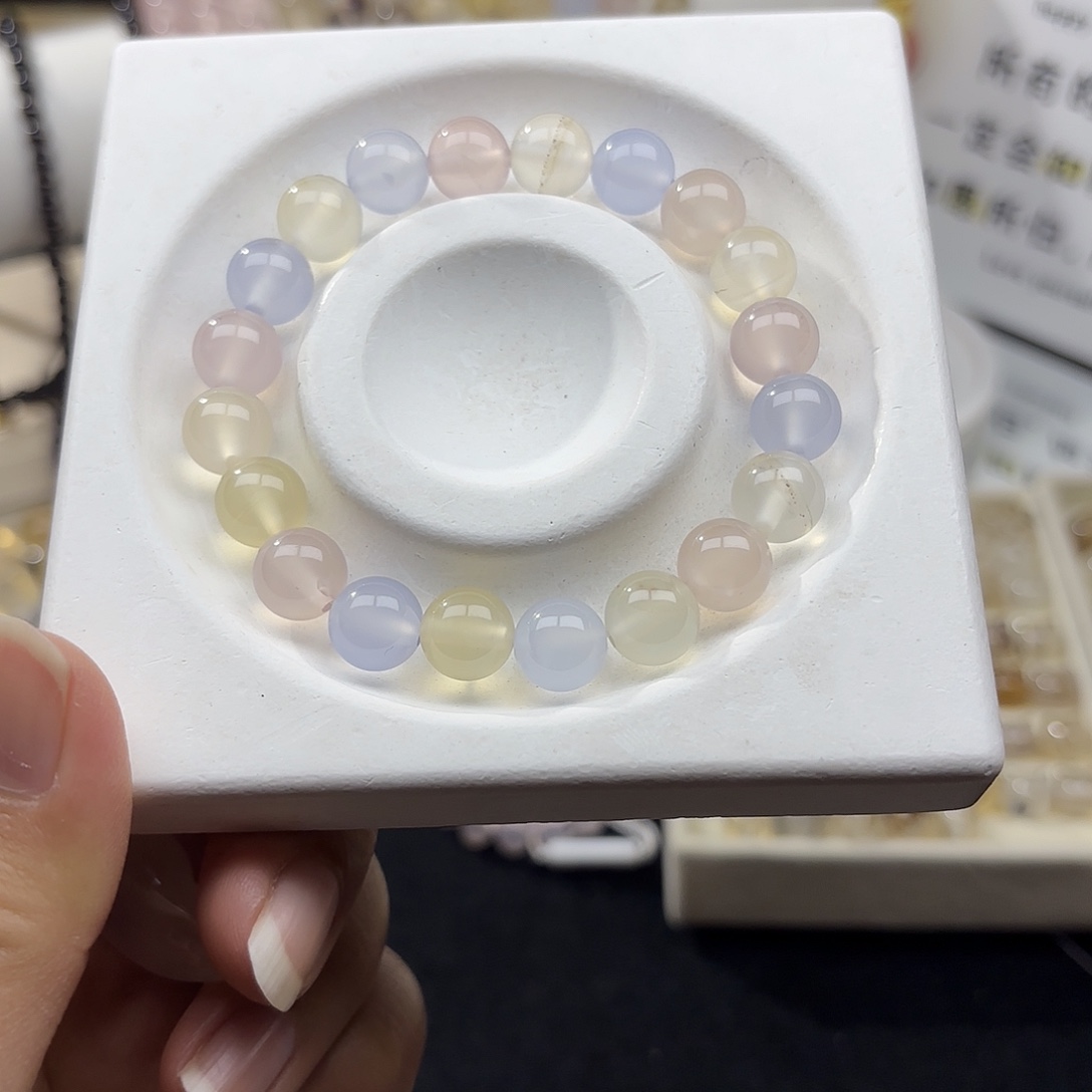 玛瑙/玉髓未镶嵌手链