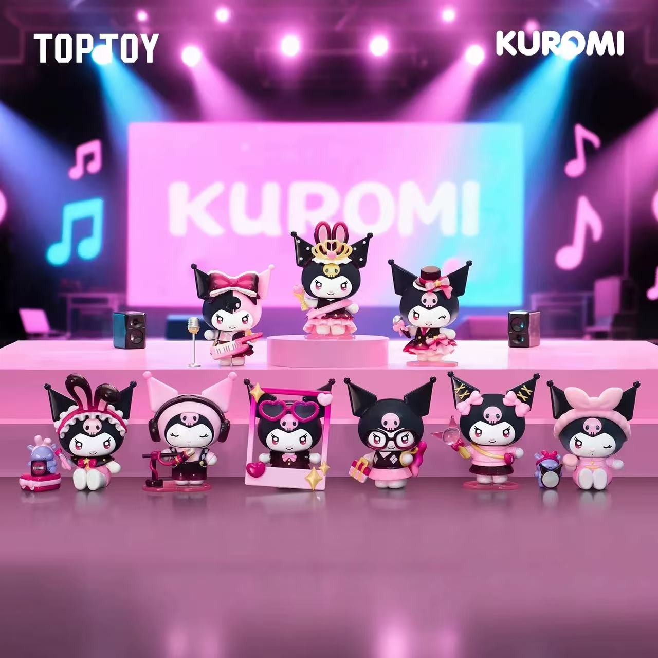 TOPTOY三丽鸥酷洛米闪闪偶像系列手办摆件盲盒