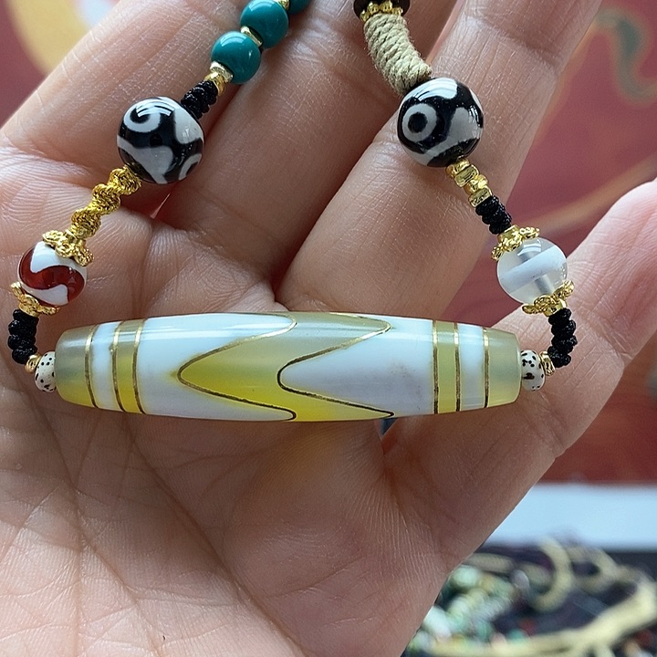 玛瑙/玉髓颈饰合金