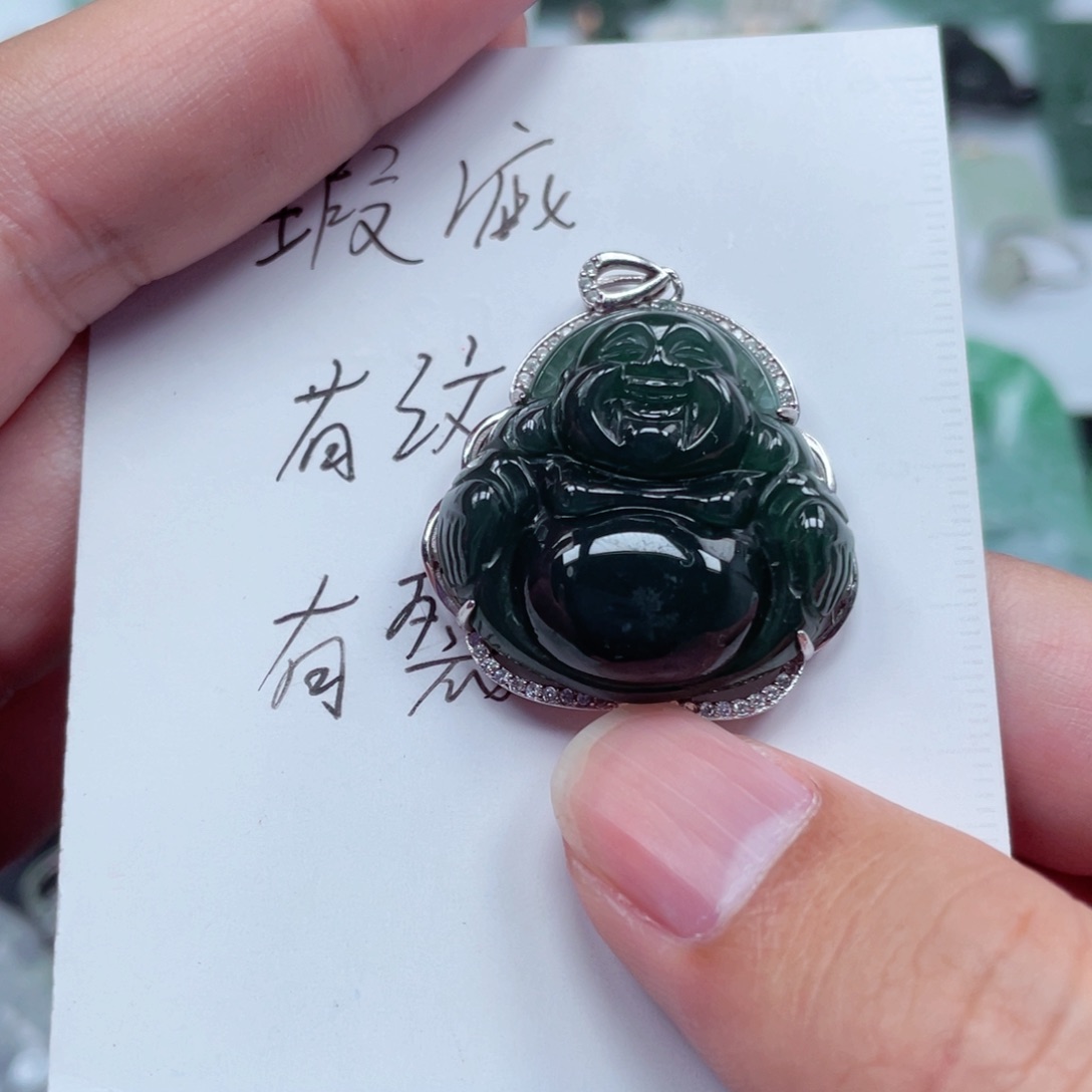 翡翠颈饰未镶嵌98888888899