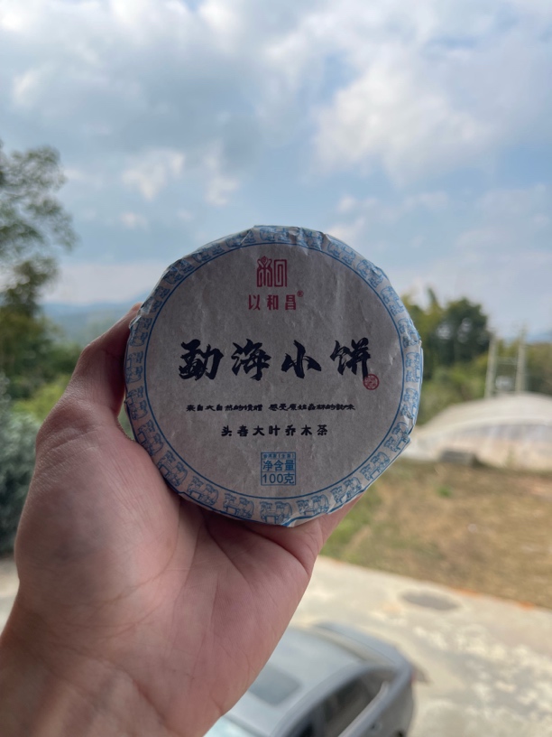 2023年勐海小饼普洱茶生茶100克饼