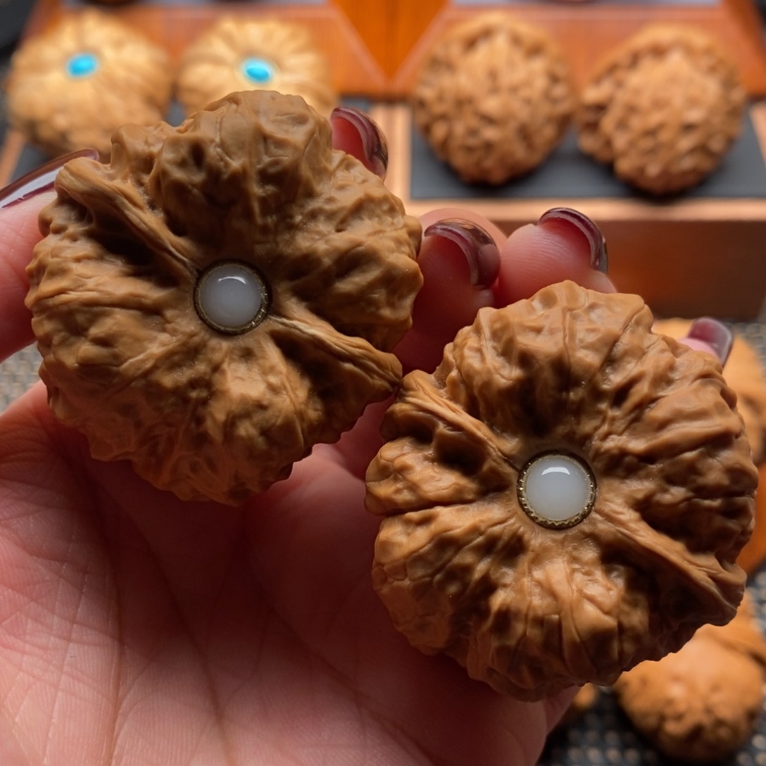 文玩核桃把件42尺寸哇哇