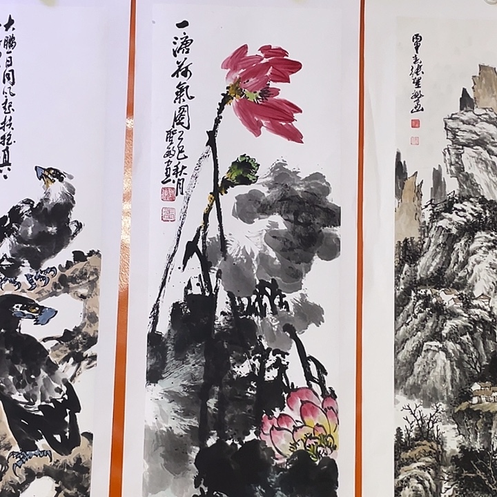 国画张圣敏先生纯手绘作品