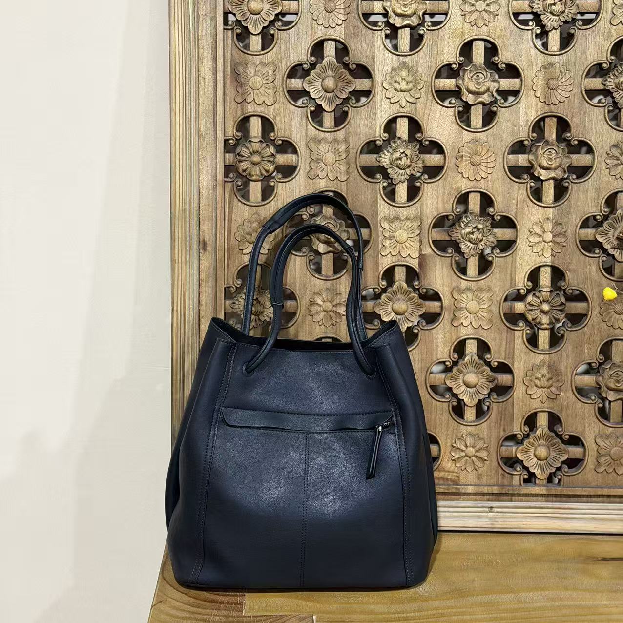 【续吉专享】｜知晓｜托特包植鞣牛牛水桶包