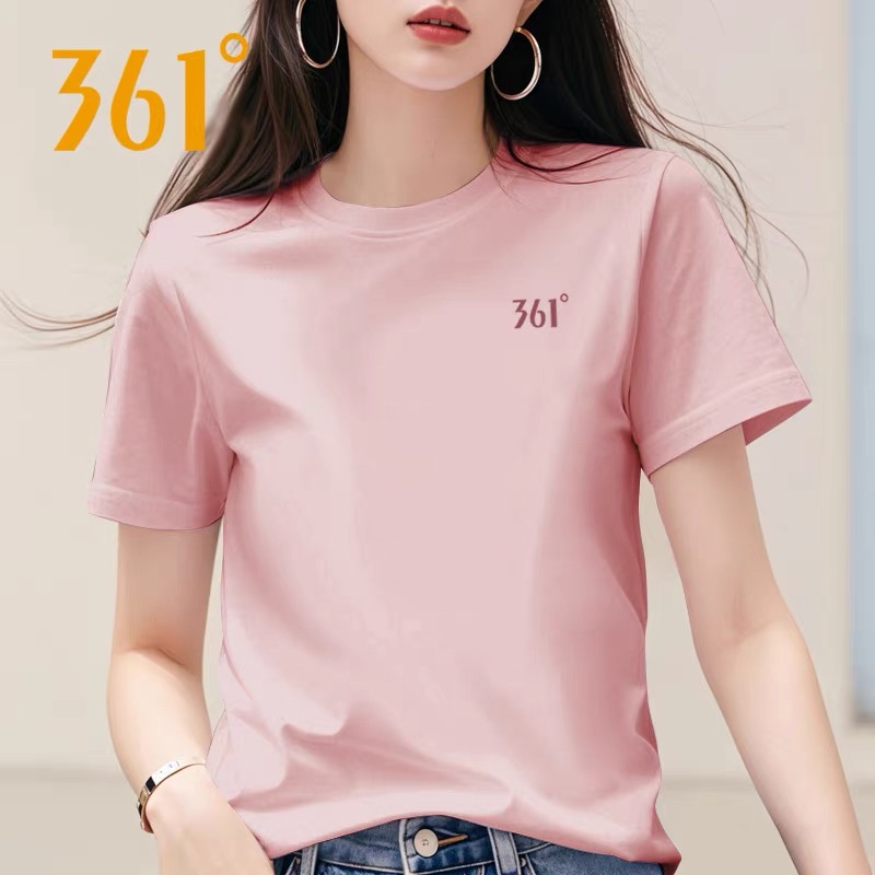 颖（901-1000） 361°夏日短袖短裤男女透气T恤运动清凉百搭休闲