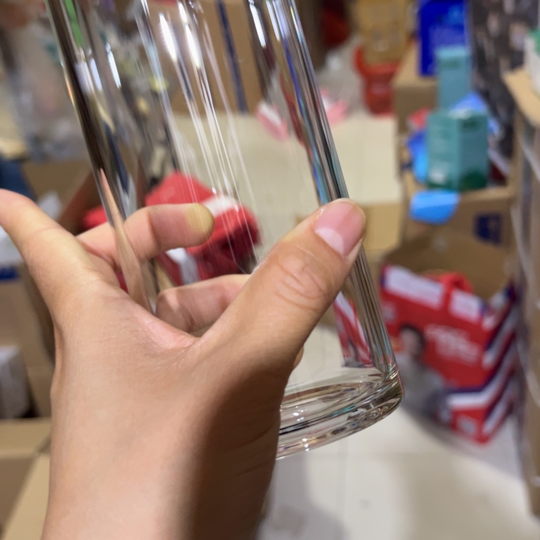 玻璃杯5305301206本色单层烫手玻璃杯➕杯套