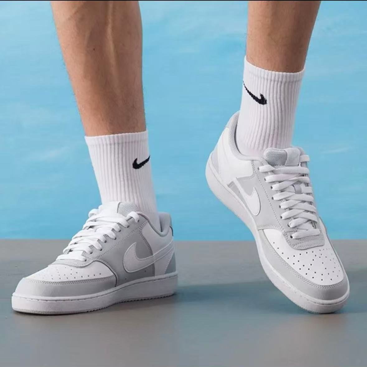 【小鱼微瑕】NIKE/耐克男鞋COURT经典耐磨时尚休闲板鞋 HM9862-002