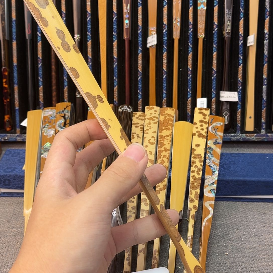 扇子冰*纯手工制作的