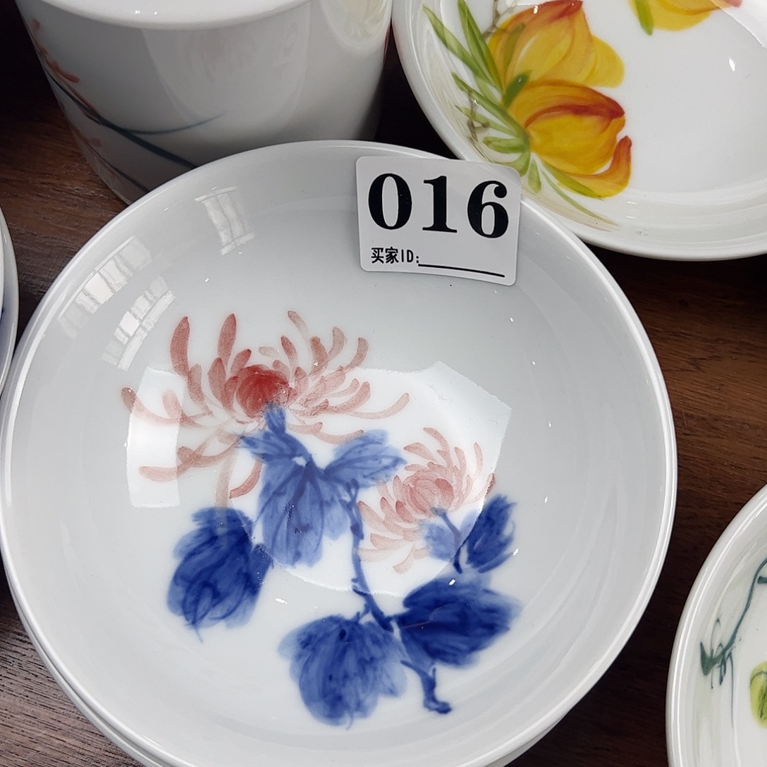 瓷片景德镇陶瓷手工手绘制作