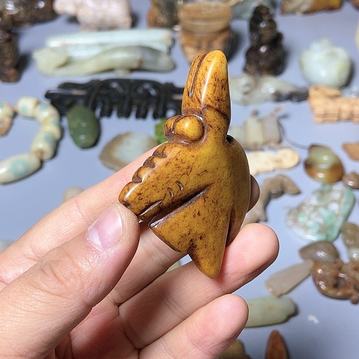 和田玉未镶嵌颈饰240