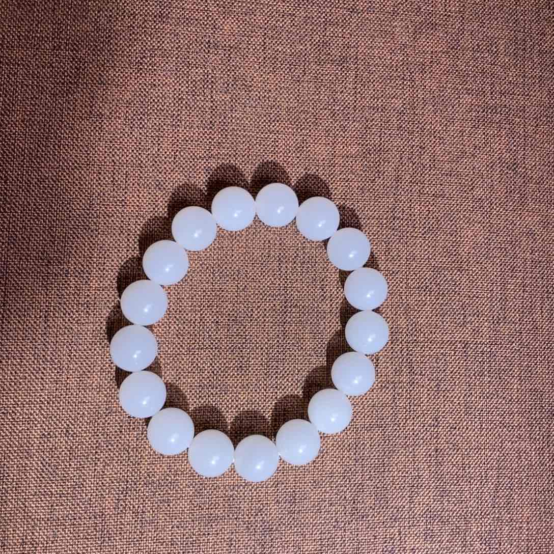 未镶嵌手链和田玉（白玉）